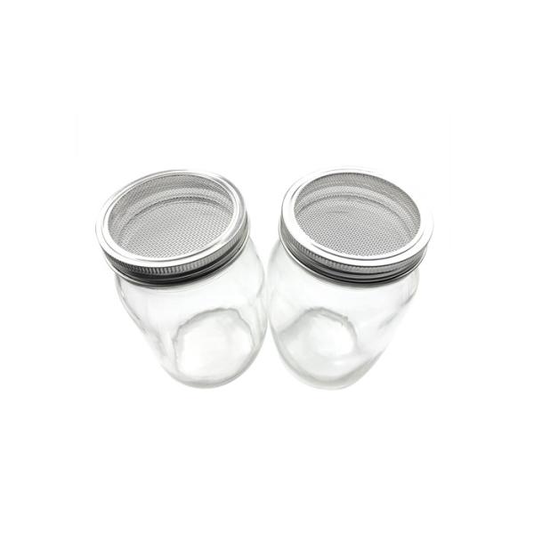 Quality Mason Mesh 70mm Regular Mouth Sprouting Jar Lids for sale