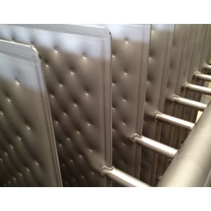 Buy cheap 3x2m Stainless Steel Dimpled Plate Heat Exchanger from wholesalers