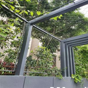 Buy cheap Ferruled 1.5mm 1.6mm Stainless Steel Wire Rope Mesh For Zoo Animals Enclosure Mesh from wholesalers