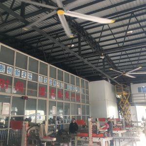 Buy cheap BLCD Motor 5.0m 16FT Big HVLS Ceiling Fan for Air Cooling and Maintenance-Free Design from wholesalers