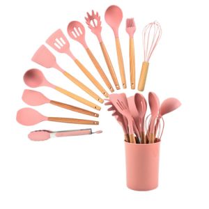 Buy cheap Customized Kitchen Cookware Accessories Silicone Kitchen Utensils With Holder from wholesalers