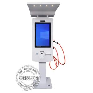 Buy cheap 32" Waterproof Self Service Kiosk Ev Charger Drive Through With Led Lamps from wholesalers