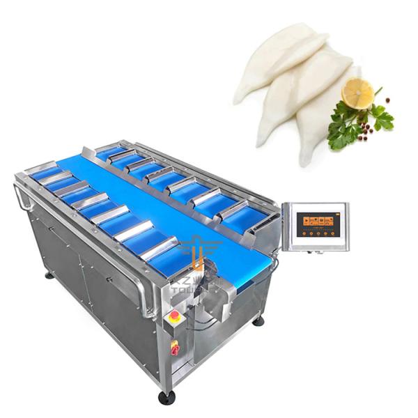 Buy cheap Food Fruit Squid Tube Vegetable Combination Weigher With Belt Conveyor 12/14 Head Manual Belt Weigher from wholesalers