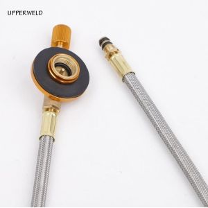 Outdoor Gas Camping Stove Propane Refill Adapter and Heating Torch for Easy