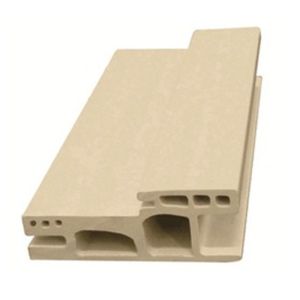 Buy cheap Haixing PVC Foam Wood Texture Emboss Plastic Window Door Frame Ideal for Scenic Spots from wholesalers