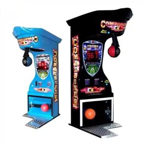 Custom Coin Operated Punch Ball Machine Boxing Hit Machine Indoor Adults Sport