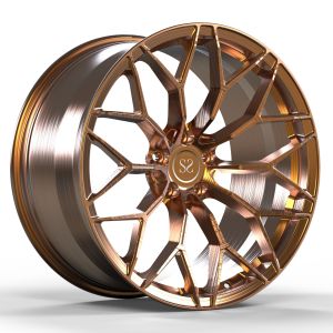 China Brushed Bronze Monoblock 21 Inch Forged Wheel For Ferrari 458 1 Piece Alloy Rims on sale