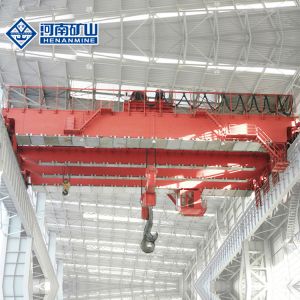 Buy cheap Heavy Capacity 75/20 with Main and Auxiliary hook Double Girder Overhead Foundry Crane Price for Warehouse Using from wholesalers