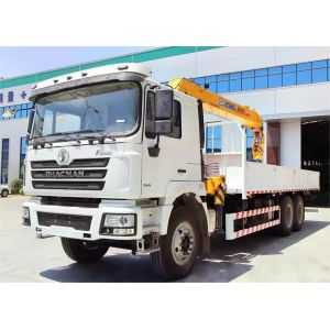 Buy cheap SHACMAN F3000 Crane Cargo Truck with 16T Rear Axle 300L Fuel Tank and WEICHAI Engine for Heavy-Duty Lifting from wholesalers