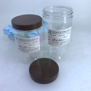Buy cheap FDA Nuts 300ml Clear Plastic Cylinder With Screw Lid from wholesalers