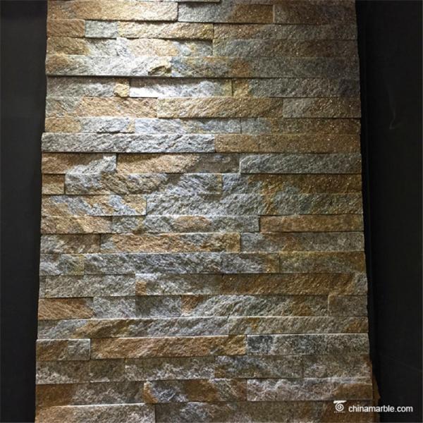 Rust Quartzite Stone Veneer Mini Panel , Cultured Stone Quartzite Ledger Panel