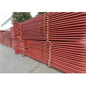 Fin Pitch Round Superheater And Reheater Coil Customized Serrated