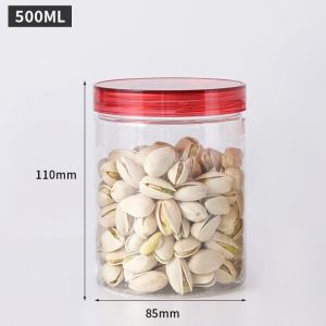 Customizable Plastic Jar Containers with Aluminum Lid and Customization-Friendly