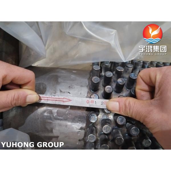 Quality A106 Gr.B ASTM Studded Pipes With CS Fins For Air Cooler And Steam Generator for sale