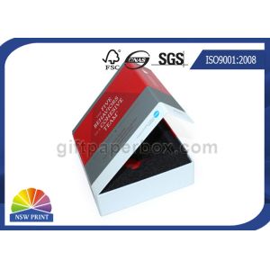Full Color Printing Rigid Hinged Lid Gift Box Presentation Box With Insert Foam