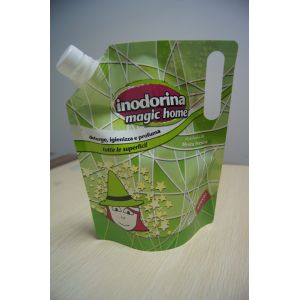 Buy cheap Recycle Doypack Spout Pouch Liquid Detergent Packaging With Hanging Hole from wholesalers