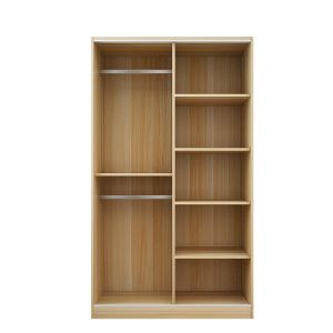Buy cheap Sliding door Particle Board Wardrobe With Trouser Hanger Rack Clothes Rail from wholesalers