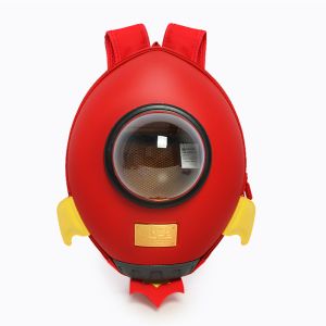 Buy cheap Supercute 3D Cartoon Backpack Customized Rocket Shape Small Kids Backpack product