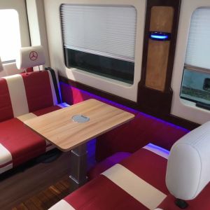 Buy cheap RV manual Customized van sunblind and folding curtain for campervan and motor home from wholesalers