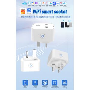 tuya wifi smart socket Remote &Voice control plug with Scheduling and automation