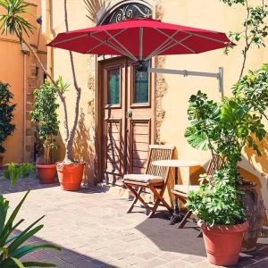 Buy cheap 8FT / 10FT Wall Mounted Cantilever Sun Umbrella With Adjustable Pole from wholesalers