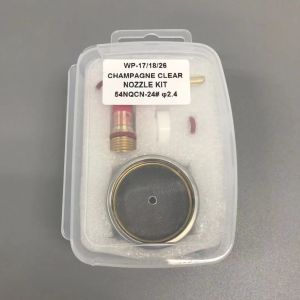 Buy cheap WP-17/18/26 TIG Welding Torch Accessories 24 Champagne Clear Nozzle Kit with Guard from wholesalers
