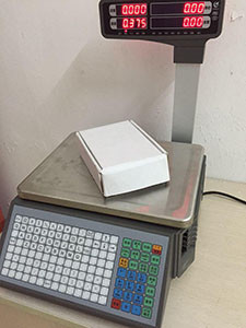 Buy cheap Barcode lable scale/TP-16L/LED/four screen/double display product