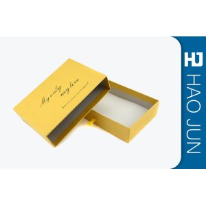 Drawer Style Cosmetic Paper Boxes For Promotion , Rectangle Shape