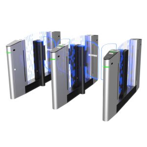 Buy cheap CE Approval Entrance Turnstile Gate Swing Barrier Gate Fast Speed Access Control System from wholesalers