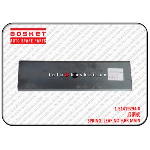 Buy cheap 1-51419294-0 1514192940 Rear Main No 9 Leaf Spring Suitable For ISUZU CXZ CYZ EXZ from wholesalers