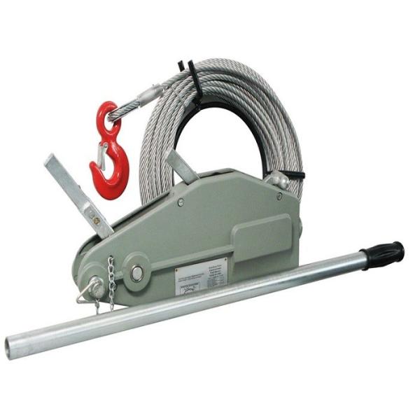 Buy cheap 4 T Manual Cable Pulling Winch Machine / Tirfor Winch With 20M Wire Rope from wholesalers
