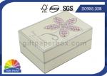 Buy cheap Pearl Decorated Fancy Small Cardboard Paper Box / Rectangle Rigid Paper Box from wholesalers
