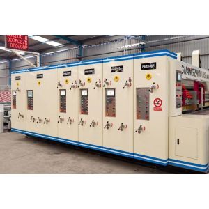 Buy cheap Computerized Flexo Printing Slotting Die Cutting Machine Box Making Machinery from wholesalers