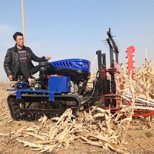 Buy cheap Agricultural Electric Drive Dozer 35Hp Small Garden Remote Control Crawler Tractor from wholesalers