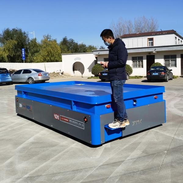 Quality Trackless Material Transfer Carts Lithium Battery Powered 1-500 Tons for sale