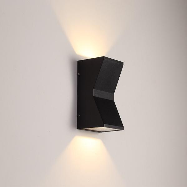 High bright led outdoor wall light/up and down mounted led wall lamp Black shell