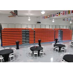 Buy cheap Freestanding Echo Retractable Grandstands Cost Effective Polymer Bench from wholesalers