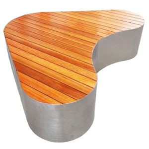 Buy cheap Garden Rest Modern Stainless Steel Chair Special-Shaped Leisure Bench from wholesalers