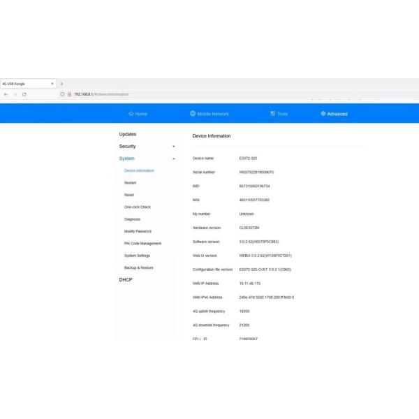 Unlocked Huawei E3372-325 4G USB Dongle (White) . Super-Fast 150Mbps Speed. Works with Any Network SIM Card Worldwide. Includes 2 X External Antennas