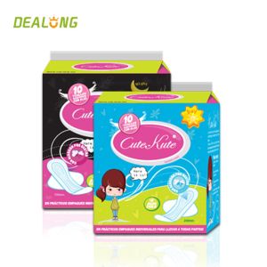 China Adhesive Perforated Ladies Sanitary Napkins Individual Wrapping on sale