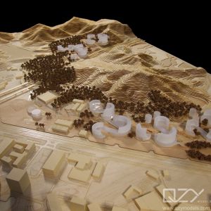 Conceptual Architectural Section Model CABR 1:1500 The Chinese University Of