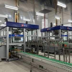 Buy cheap Fully Automatic Box Packing Machine for Glass Bottle Tin Can with Mechanical Driven Operation from wholesalers