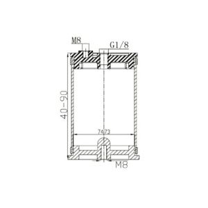 Buy cheap SZ51-4 Contitech Air Shock Absorber Replacement 1.0 kg Weight TS16949 from wholesalers