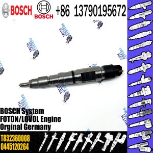 Buy cheap common rail injector 0445120252 5263315 for Cummins industrial engines diesel fuel injector 4981126 0445120252 from wholesalers