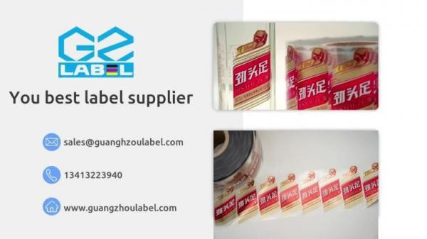Buy cheap Paper / plastic Condiment Bottle Labels Custom Permanent Adhesive Stickers from wholesalers