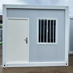 Buy cheap Flexible Folding Container House With Rock Wool Sandwich Panel And Bending Steel Plate Wall Panel from wholesalers