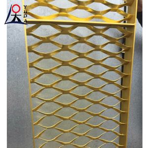Aluminum Sheet Expanded Metal Mesh Diamond Shape Expandable Wire Mesh
