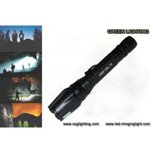 Buy cheap 10W Rechargeable Led Flashlight For Hunting / Hiking / Camping / Fishing from wholesalers