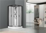 Buy cheap Bathroom Shower Cabins , Shower Units 850 X 850 X 2250 mm  Black aluminium from wholesalers