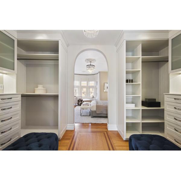 Customizable Solid Wood Laminated Wardrobe Design for Luxury Modular Wall Wardrobes